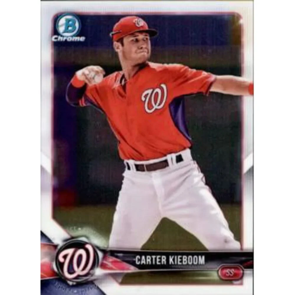 2018 Bowman Chrome Prospects Carter Kieboom BCP7 Washington Nationals